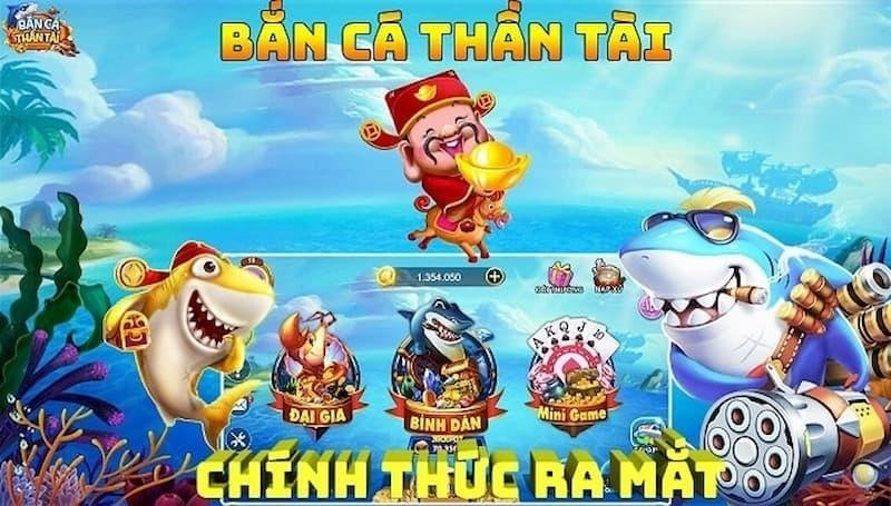 Bắn Cá Thần Tài tại GOD 55 – Săn thưởng khủng, chơi vui mỗi ngày 1 Bắn Cá Thần Tài hóa thân thành thợ săn đại dương tiêu diệt cá